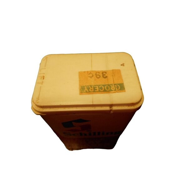 Vintage Schilling Whole Bay Leaves Laurel Seasoning Spice Container Estate Find - Picture 5 of 6